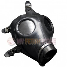 (DM8273)Top quality latex rubber half face conquer gas mask fetish hood accessory breathing control equipment fetish wear